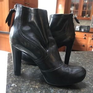 Leather heels